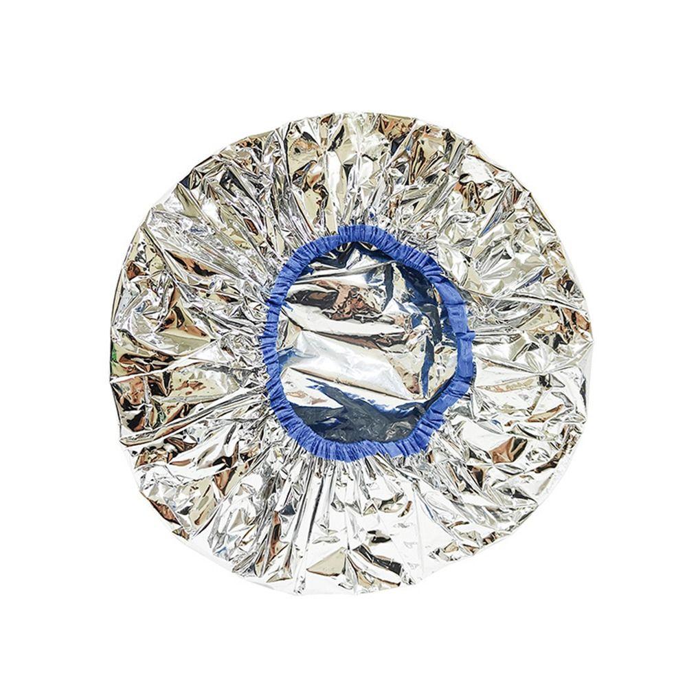 Reusable Tin Foil Hair Processing Caps Waterproof Shower Cap for Women Hair Salon Tool