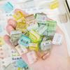 Прозрачный толкатель для скрепок Многоразовые зажимы для файлов для студентов Офисные Безпробивное скрепление
