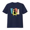 Mid Century Modern Atomic Cat T Shirt Vintage Vintage Streetwear Versatile Top For Everyday Wear Stretched Homme