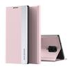 Flip Case for Xiaomi Redmi Note 9S/9 Pro/9 Pro Max, Side Magnetic, Pink Rose Gold