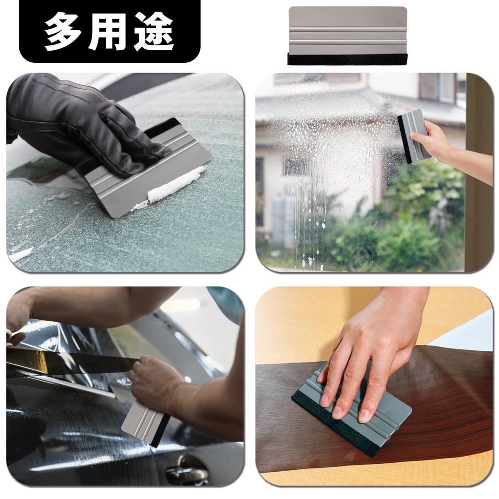 PROTEALL Ракель для нанесения пленки Пленка для оконного стекла Автомобильная пленка Устойчивый к царапинам Резиновый ракель Оклейка автомобиля