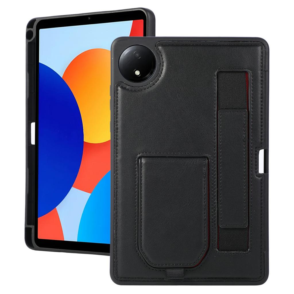 Чехол для Xiaomi Redmi Pad SE 4G 8,7 дюйма с подставкой, чехол-обложка из ПУ + ТПУ для планшета с ремешком на запястье / слотом для стилуса