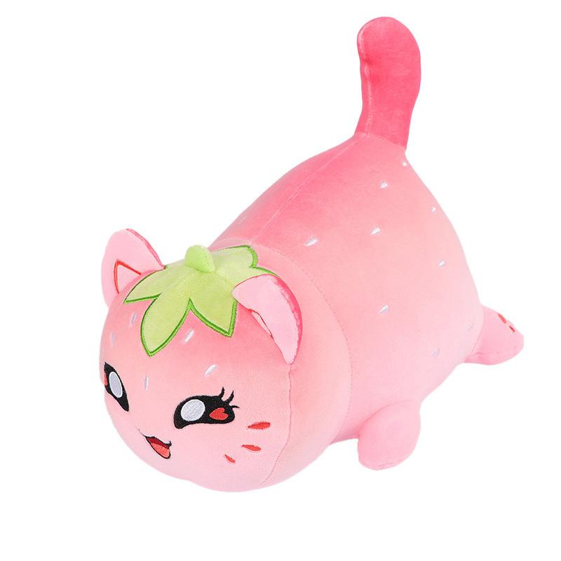 Плюшевые Meemeows Еда Кошка Игрушка для игры Милые Кола Картошка Фри Пончик Плюшевая набивная кукла Кошка Подушка для сна Идея Рождественского подарка