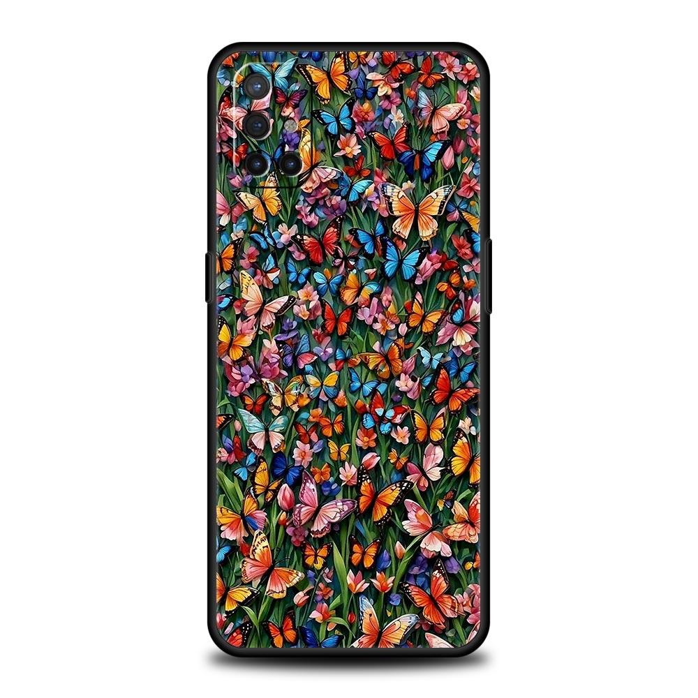 Phone Case For Oneplus 13R 13 12 10T 11 R10 Nord N100 N200 N10 9 9R CE 2 3 Z Pro Lite 5G Soft TPU Cover Butterfly Design Fundas