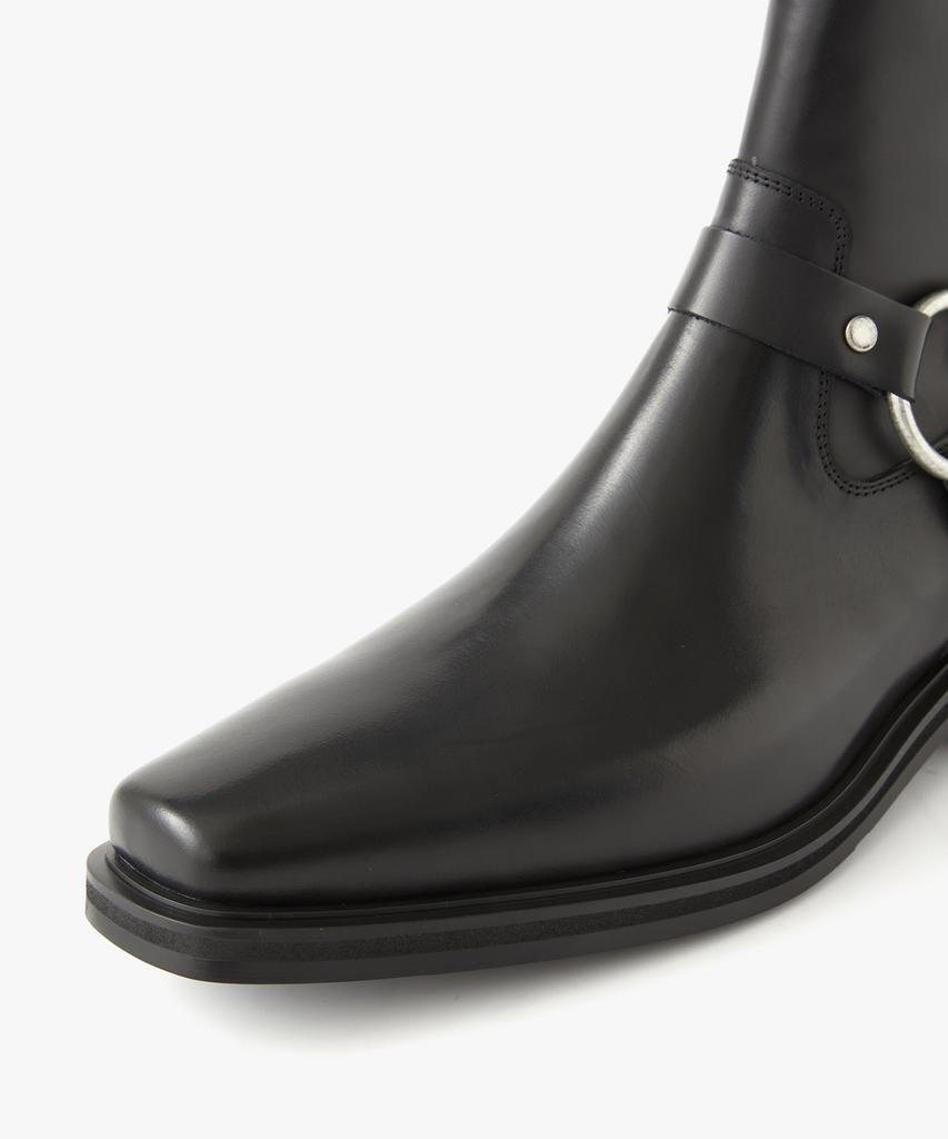 Ehren Saint Zip-Up Boots R25B001 (Black)