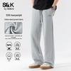 Baleno S&K Men's Heavyweight Cotton Blend Pearl Knit Sweatpants