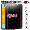 4Pcs Privacy Screen Protector for Samsung A53 A13 A52S A52 A32 A12 A50 A51 A72 A22 A33 A73 A21S A54 S10E S20FE Anti-spy Glass