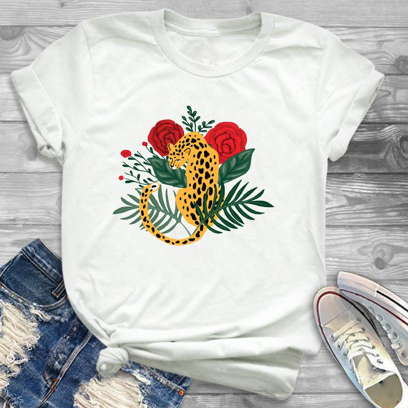 Sunflower Painting Flowers Womens Female Graphic T Shirt Women 90S Harajuku Kawaii Fashion T Shirt Streetwear