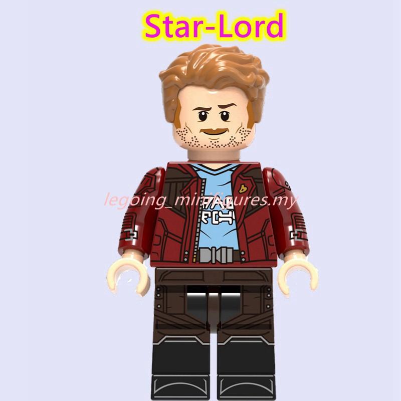 Совместимо с минифигурками Звездный Лорд Мстители Финал Marvel Строительные блоки Игрушки для детей