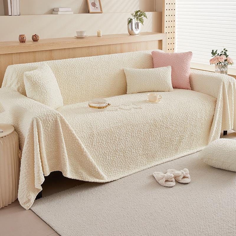 Зимнее полотенце для дивана, утолщенное флисовое покрывало для дивана, высококачественное розовое покрывало для дивана, не царапающееся
