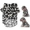 Daisy Print Dog Shirt Soft Breathable Flexible Pet T Shirt for Small Dogs and Cats