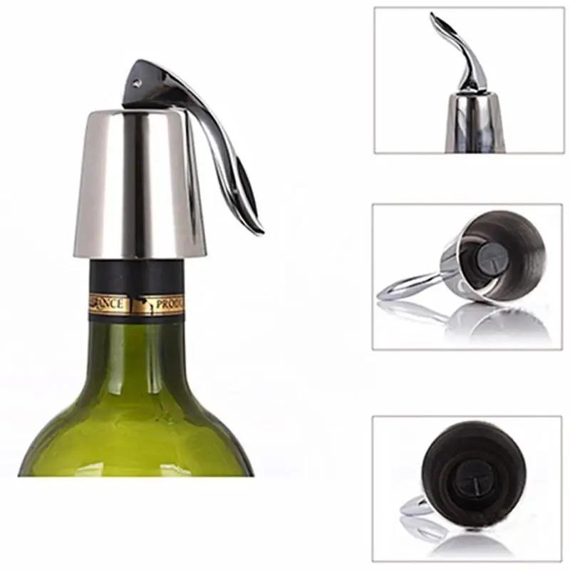 Wine Bottle Stopper Reusable Leakproof Silicone Beverage Bottle Sealer Kitchen Bar Tools Fresh Sealing Plug 7