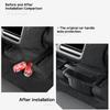 Suitable for 25 Tesla Refreshed ModelY Car Inner Car Black Armrest Box Rear Storage Box with Handle Rear Trash Can Accessories