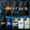 Чехол для корейского спорткара Hyundai для iPhone Samsung Galaxy Redmi Note S 17 16 15 14 13 20 24 25 54 Pro Max Ultra Fe Чехол из закаленного стекла