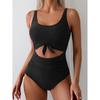 New One-piece Bikini Sexy Women's Striped Sling Swimsuit Backless Bandage Swimwear Summer Tight Push Up Beach Bathing Suit