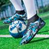 Мужские/детские футбольные бутсы Кожаные футбольные бутсы Резиновая мягкая подошва Короткие шипы Искусственный газон Юношеские Детские Футбольные Бутсы Мужские Футбольные Бутсы