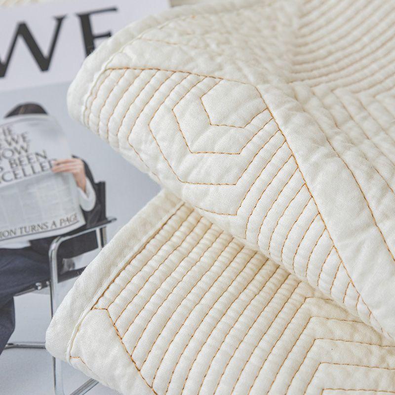 Cream Style Cotton Embossed Sofa Cushion Four Seasons Universal Simple Sofa Cover Non-Slip Backrest Cushion