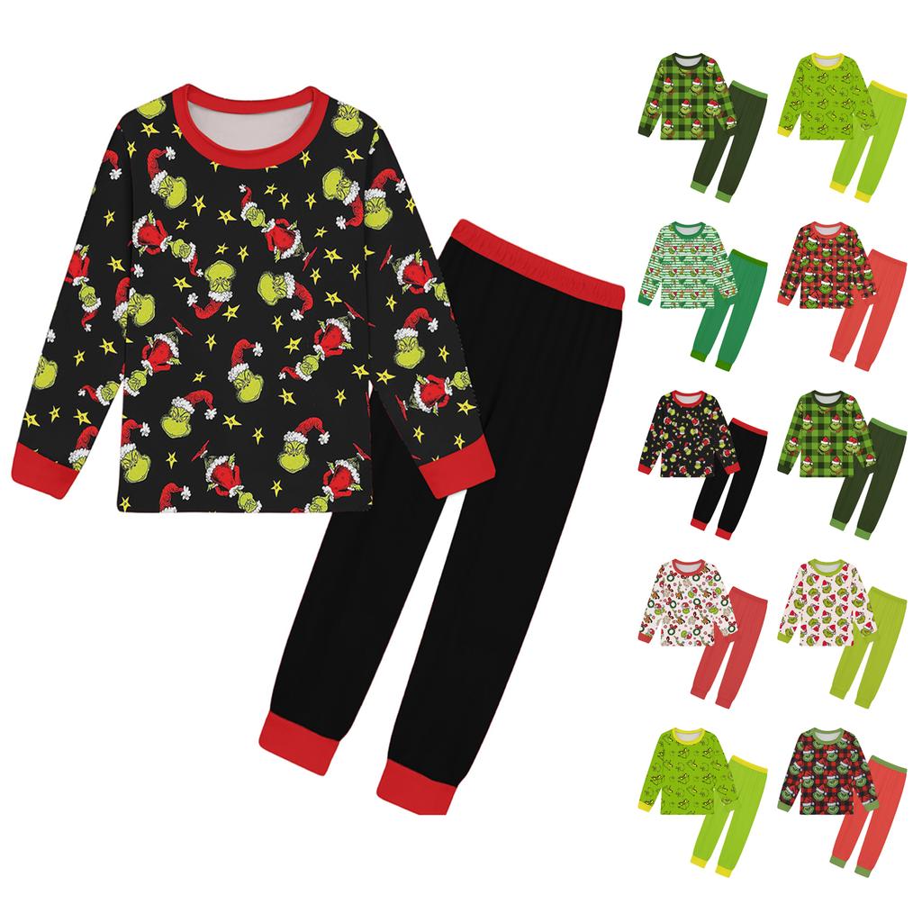 Girls Pants Set Kids Tee Shirt 2PCS Long Sleeve Cartoon Clothing Outfit