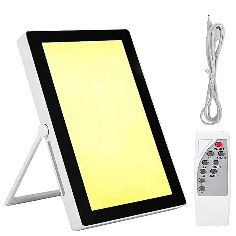 35000 Lux LED SAD Light Daylight Therapy Lamp Happy Mood Light Touch Dimmable for Winter Anti Depression LED Night Lights