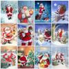 DIY алмазная живопись Санта-Клаус Алмазная вышивка Рождественский зимний пейзаж вышивка крестиком набор мозаики со стразами Рождественский подарок