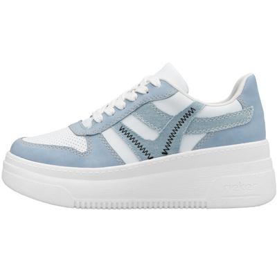 Женские полуботинки M7815-10 hellblau белые