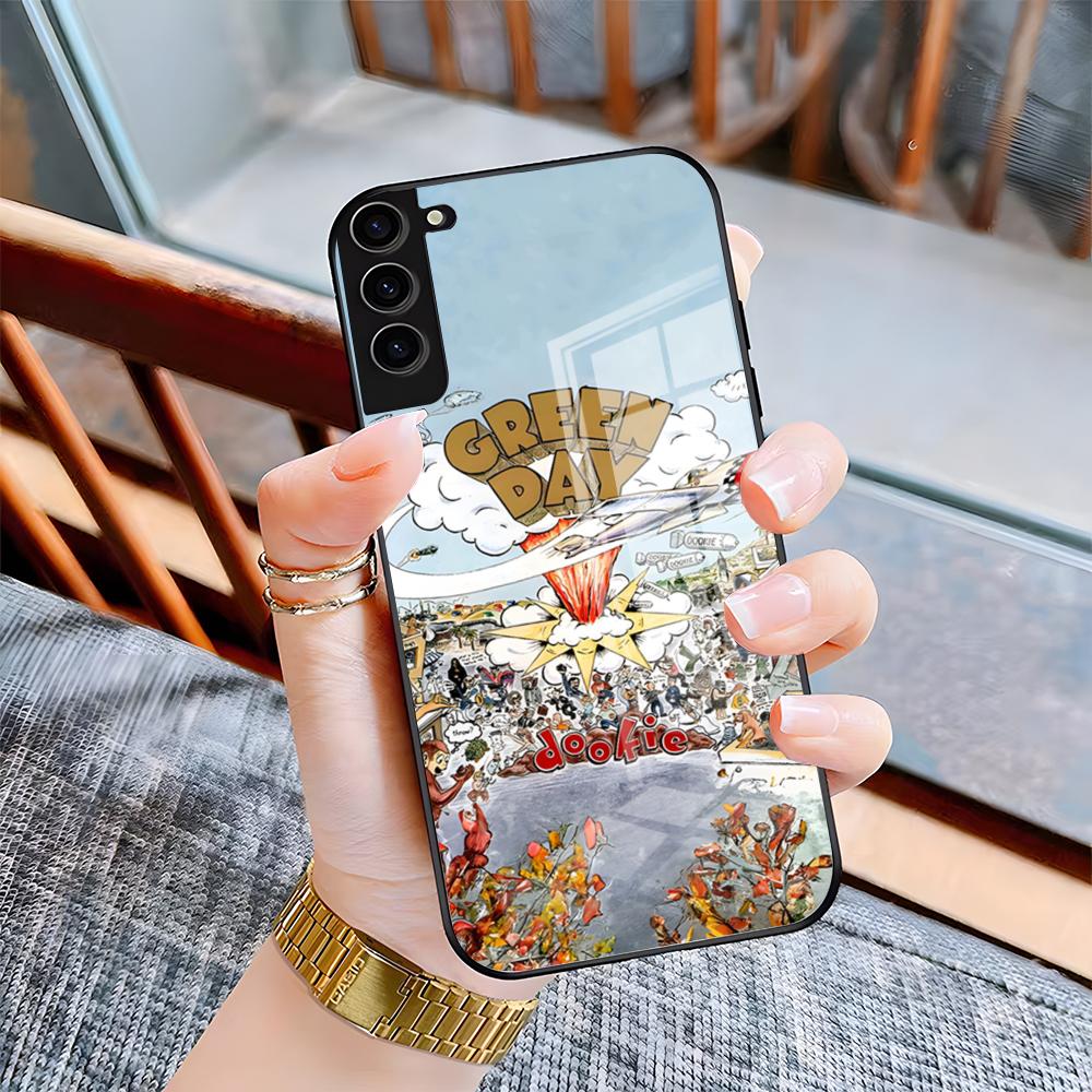 Чехол для телефона G-Green Day для Samsung S26 S25 Plus S20 S20 Plus S22 Ultra S23 FE S21 Plus S21 Ultra Стеклянная крышка