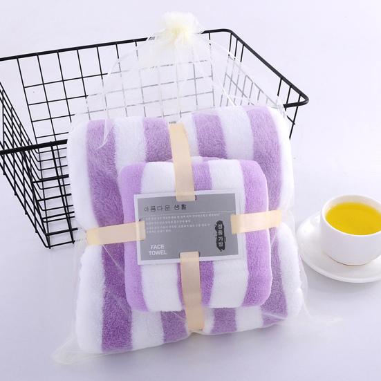 Yousheng Quick Dry Bath Towel Super Soft Friendly To Skin Absorbent Multicolor Shower Towel Face Towel Bathroom Supplies