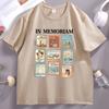 In Memoriam Stamps Women Unisex TShirt 2026 Pro Democracy TShirt Casual Cotton Short Sleeve Graphic Tees Streetwear Clothing Tops