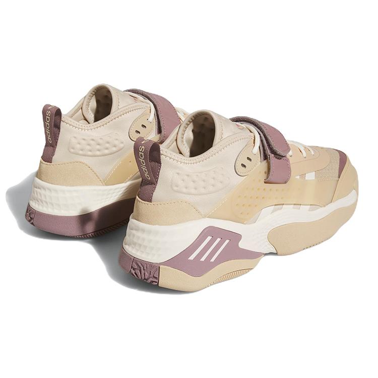 adidas Стритбол 3 'Волшебный Бежево-Фиолетовый' (унисекс) Повседневная обувь Magic Beige / Wonder White / Purple FZ5815