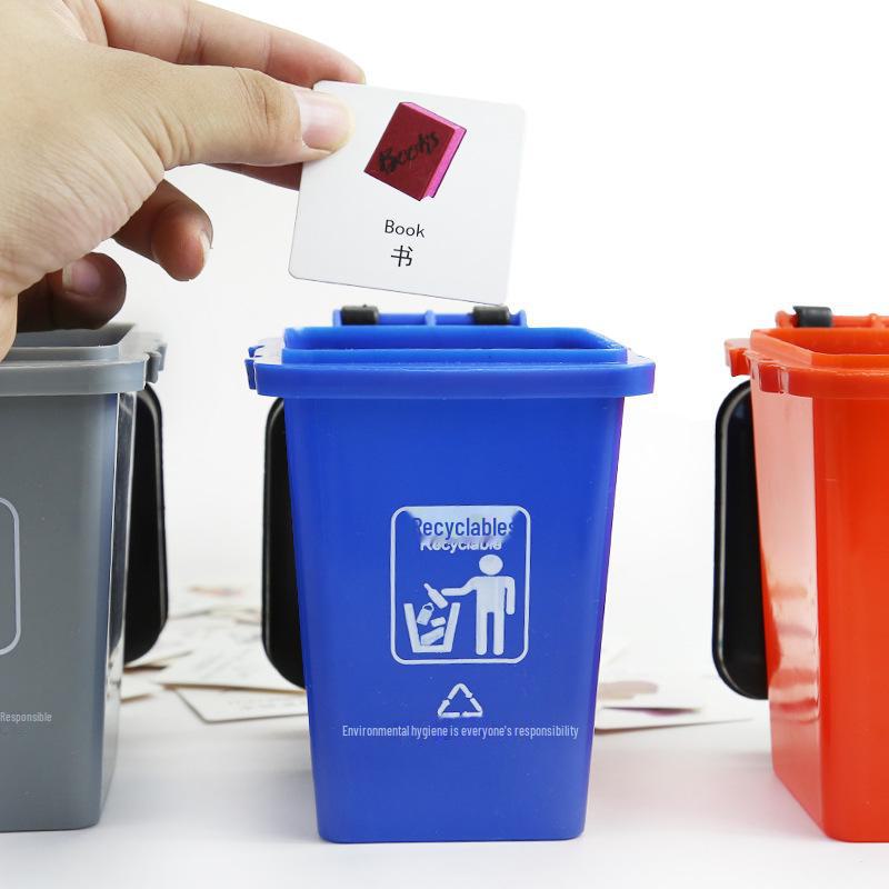 Детская обучающая игра «Классификация мусора» — настольные игрушки для раннего обучения