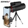 16x50 Monocular Telescope Hd  Bak4 Prism Scope With Phone Clip Tripod For Hunting Birdwatching Telescope