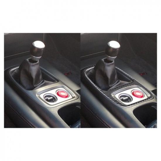 Carbon Fiber Interior Gear Shift Frame Cover Trim For 2000-2003 Honda S2000