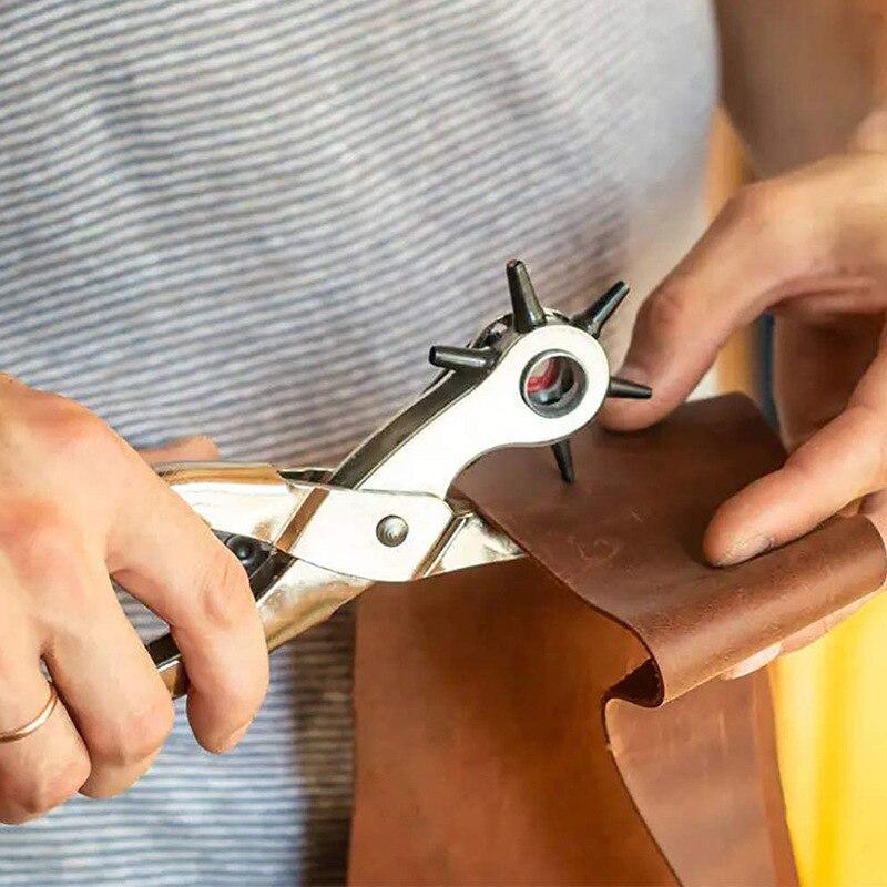 Профессиональный инструмент для пробивки кожи для ремней, ремешков для часов, сумок, многофункциональные плоскогубцы