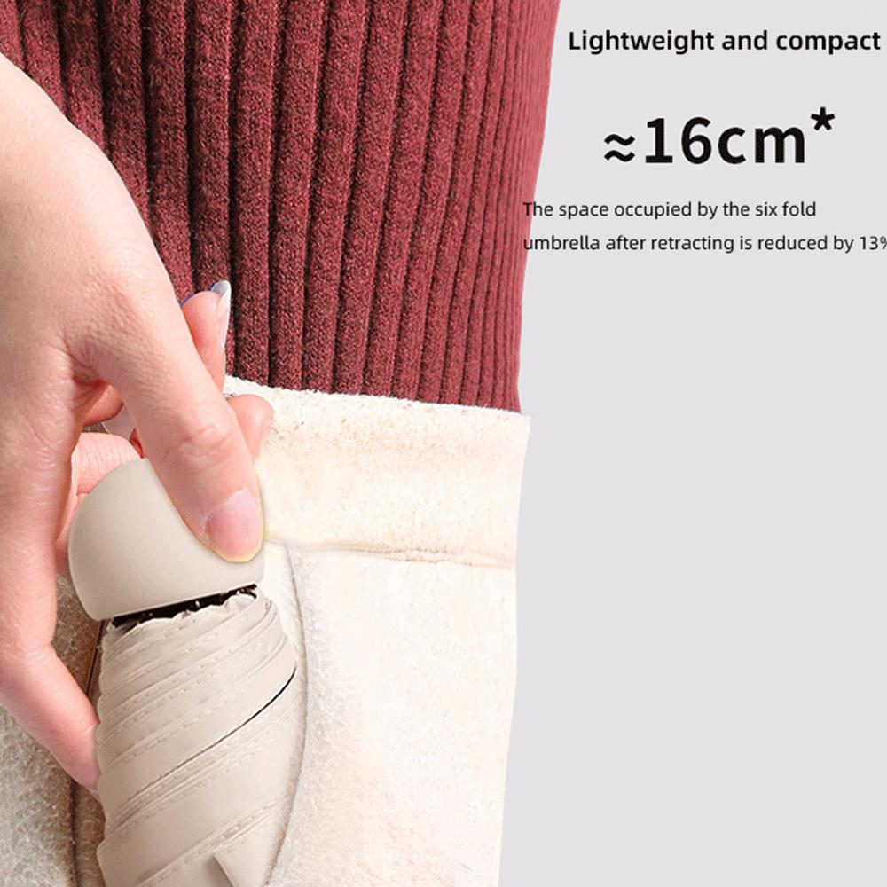 Капсульный складной легкий мини-зонт от солнца и дождя, двойной зонт с защитой от ультрафиолета, мини-пятикратный зонт, новинка