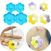 Jewelry Casting Molds,Silicone Pendant Resin Molds Flower Epoxy Resin Casting Mold for Earrings Necklace Keychain Making