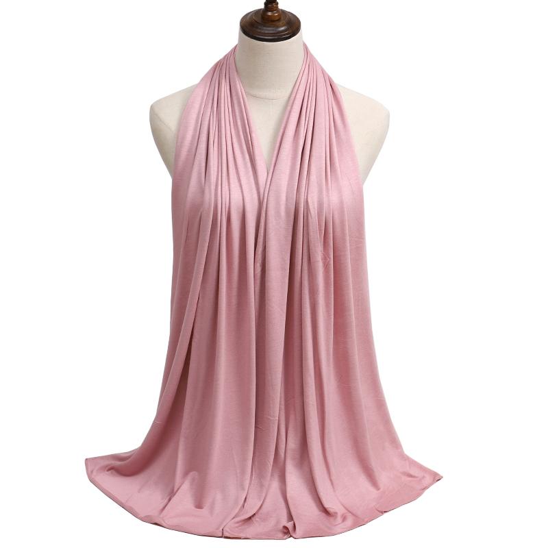 Ramadan Solid Color Muslim Hijab Thin Breathable Soft Cozy Scarf Elegant Style Windproof Sunscreen Shawl Headscarf