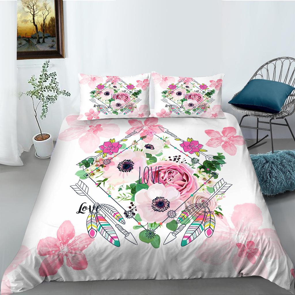 Постельное белье Набор из двух или трех предметов Ловец снов 3D цифровая печать Полиэстер