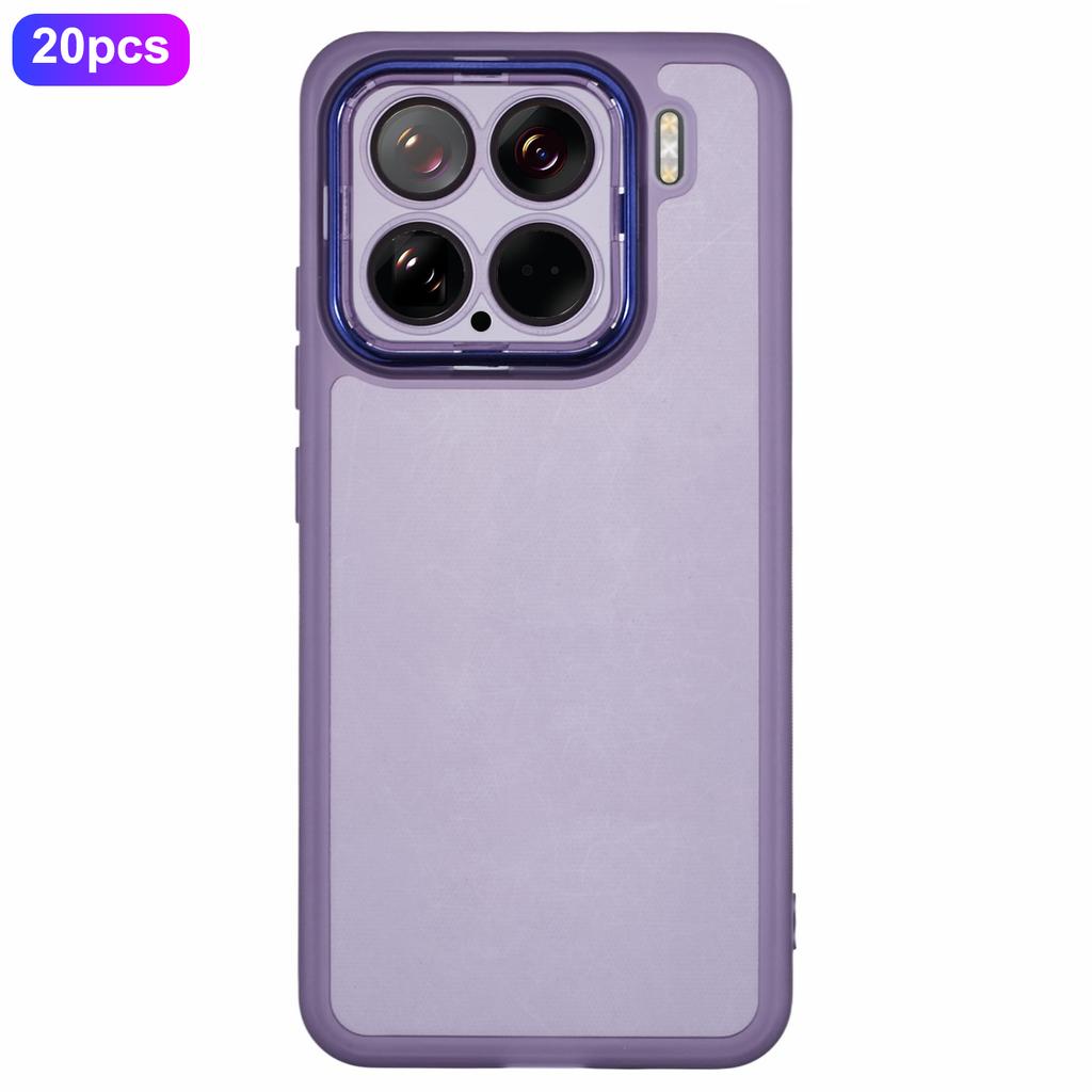Bulk Purchasing 20Pcs For Xiaomi 15 Case Electroplated Camera Frame TPU Phone Cover Precise Cutouts