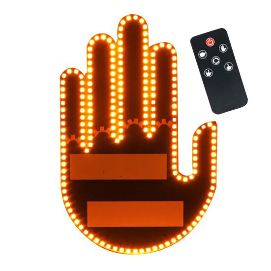 Автомобильный светодиодный индикатор заднего фонаря с дистанционным управлением, легко устанавливаемый знак заднего окна