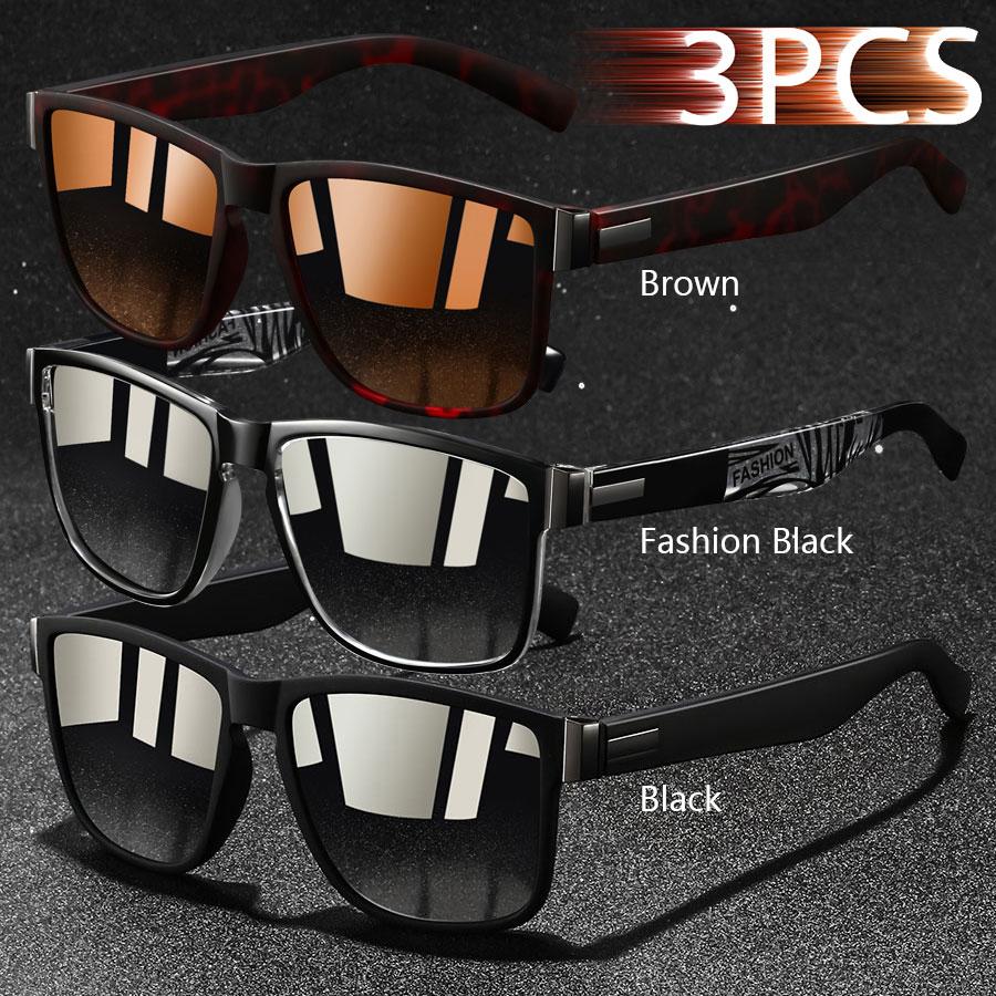 Модные винтажные квадратные унисекс солнцезащитные очки для вождения и рыбалки мужские и женские люксовые брендовые дизайнерские солнцезащитные очки с антибликовым покрытием UV400