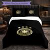 Germany National Football Team 3 Piece Bedding Set Soft Duvet Cover Set with Pillowcases Printed Bedroom Decor Set for Home
