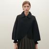 Classic Button Shawl Cape Coat O254T763