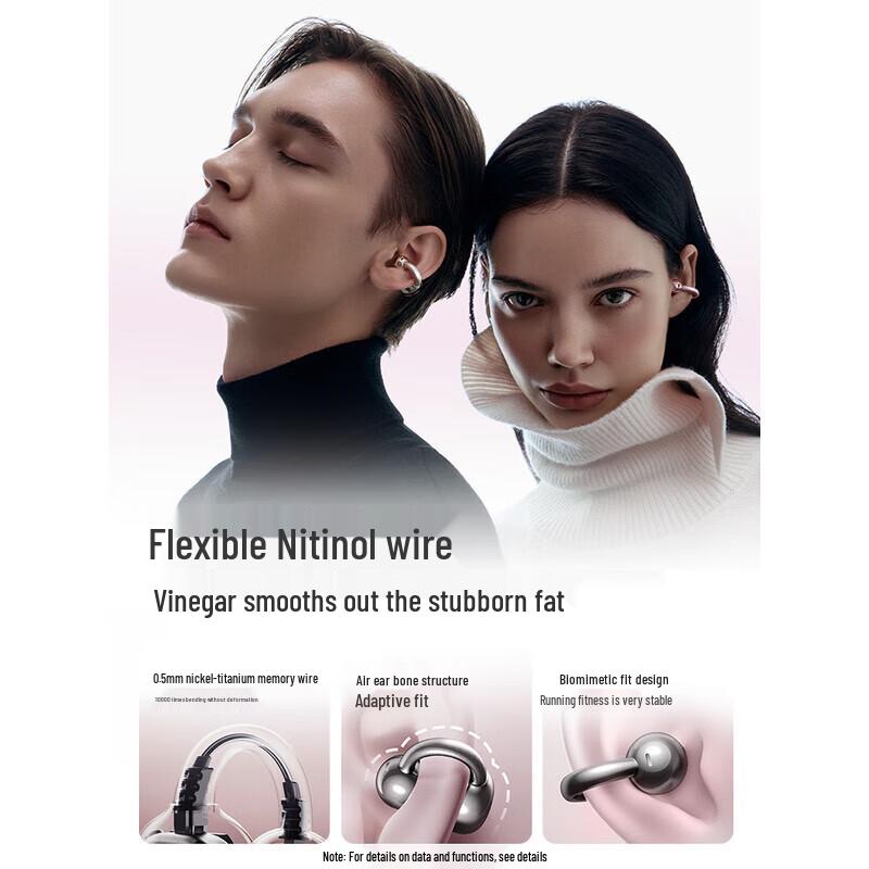 SANAG S7S AI Open-Ear Clip-On Bluetooth Earphones