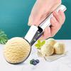 Stainless Steel Ice Cream Scoop with Trigger Release Ergonomic Comfort Grip Handle, Perfect for Frozen Desserts and Melon Balls, Durable Kitchen Tool