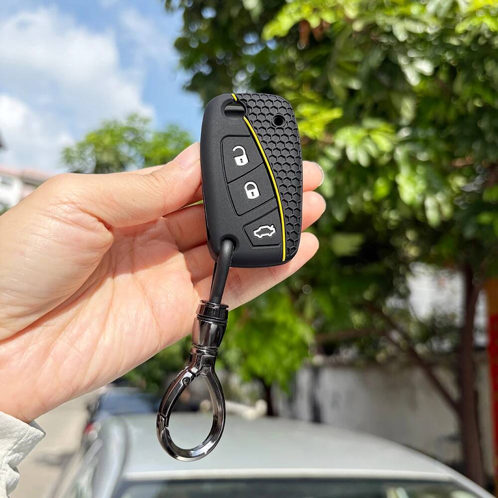 Защитный чехол-брелок для Fiat Panda Dot Grande Punto Linea Stilo Streetka Bravo Силиконовый держатель для смарт-ключа автомобиля