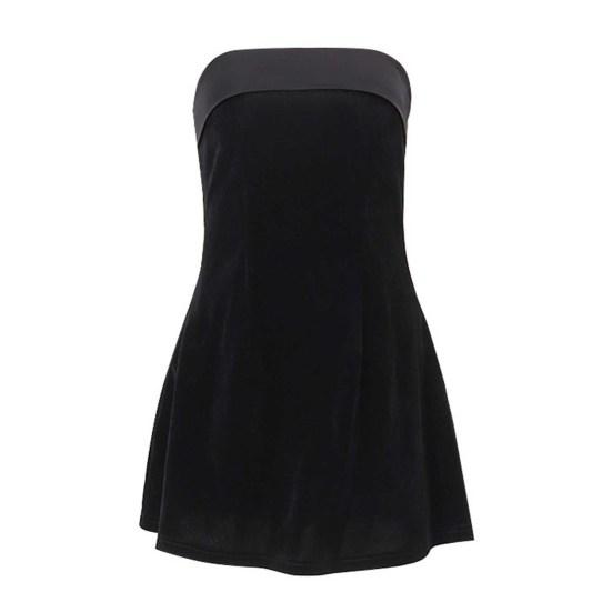 Женское вечернее платье с открытыми плечами, бандо, без рукавов, с узкой талией, мини-платье А-силуэта, выпускной вечер