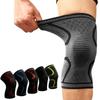 1 Pair Fitness Running Cycling Knee Support Braces Elastic Nylon Sport Compression Knee Pad Sleeve for Basketball Volleyball
