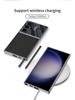 Кожаный чехол для телефона Samsung S24 - Универсальный для S24, S24+ и S24 Ultra, Гальванизированный Однотонный Защитный Чехол