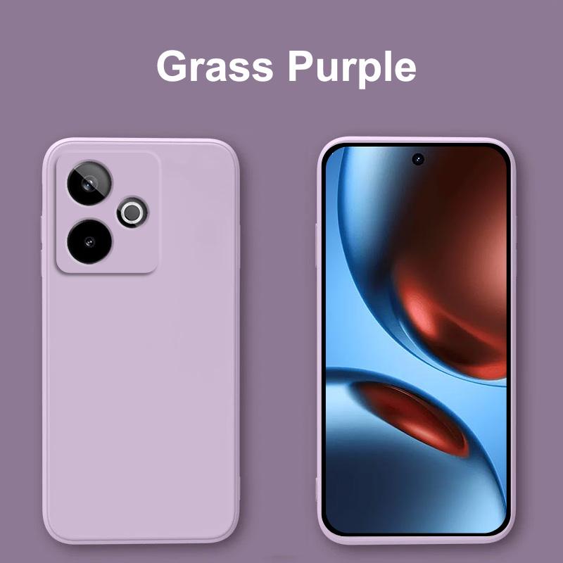 Для чехла Realme GT 7T Для Чехла для Realme GT 7T Чехол Жидкий Силикон ТПУ Ударопрочный Монохромный Чехол для Телефона для Чехла Realme GT 7T