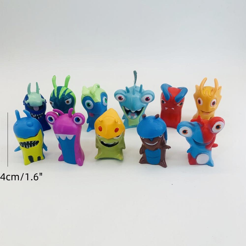 6-24 ШТ. Фигурки Slugterra ПВХ Магический Зверь Монстр Слизни Фигурка Модель Коллекция Игрушки Подарок для Ребенка Взрослого